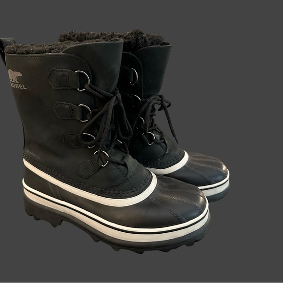 SOREL Men's Caribou Waterproof Winter Boots / Worn Once - Picture 2 of 8